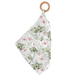 Silver Pink Orchid Bamboo Newcastle Teether-0