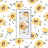 Sunflower Farm Bamboo Swaddle-1