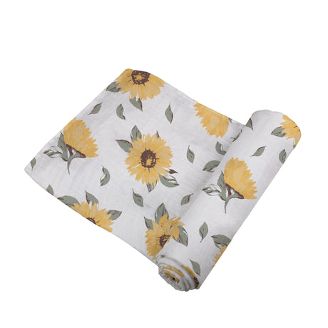 Sunflower Farm Bamboo Swaddle-3