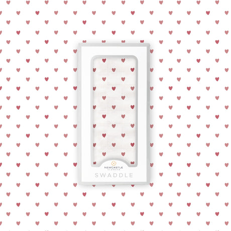 Two Hearts Bamboo Swaddle-4