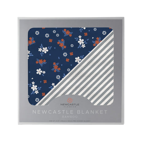 Serenity and Finley Stripe Bamboo Muslin Newcastle Blanket-0