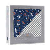 Serenity and Finley Stripe Bamboo Muslin Newcastle Blanket-1