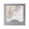 Wildflowers and Periwinkle Diamond Polka Dot Bamboo Newcastle Blanket-0