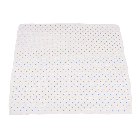 Wildflowers and Periwinkle Diamond Polka Dot Bamboo Newcastle Blanket-4