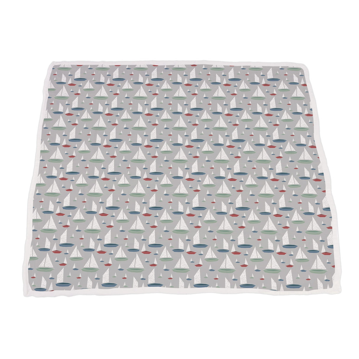 Ocean Palm Trees and Marina Sailboats Bamboo Newcastle Blanket-4