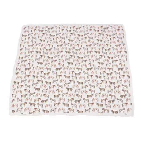 Wild Horses Bamboo Newcastle Blanket-3