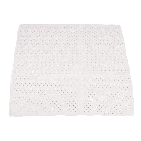 Carnelian Peaches and Black and White Polka Dot Newcastle Blanket-4