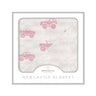 Pink Monster Trucks & Pink Polka Dot Bamboo Newcastle Blanket-0