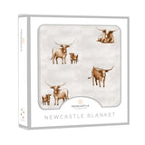 Longhorn Bamboo Newcastle Blanket-1