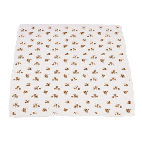 Longhorn Bamboo Newcastle Blanket-3