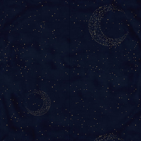 Midnight Moon Bamboo Muslin Security Baby Blankie-2