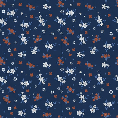 Serenity Floral Bamboo Muslin Security Baby Blankie-2