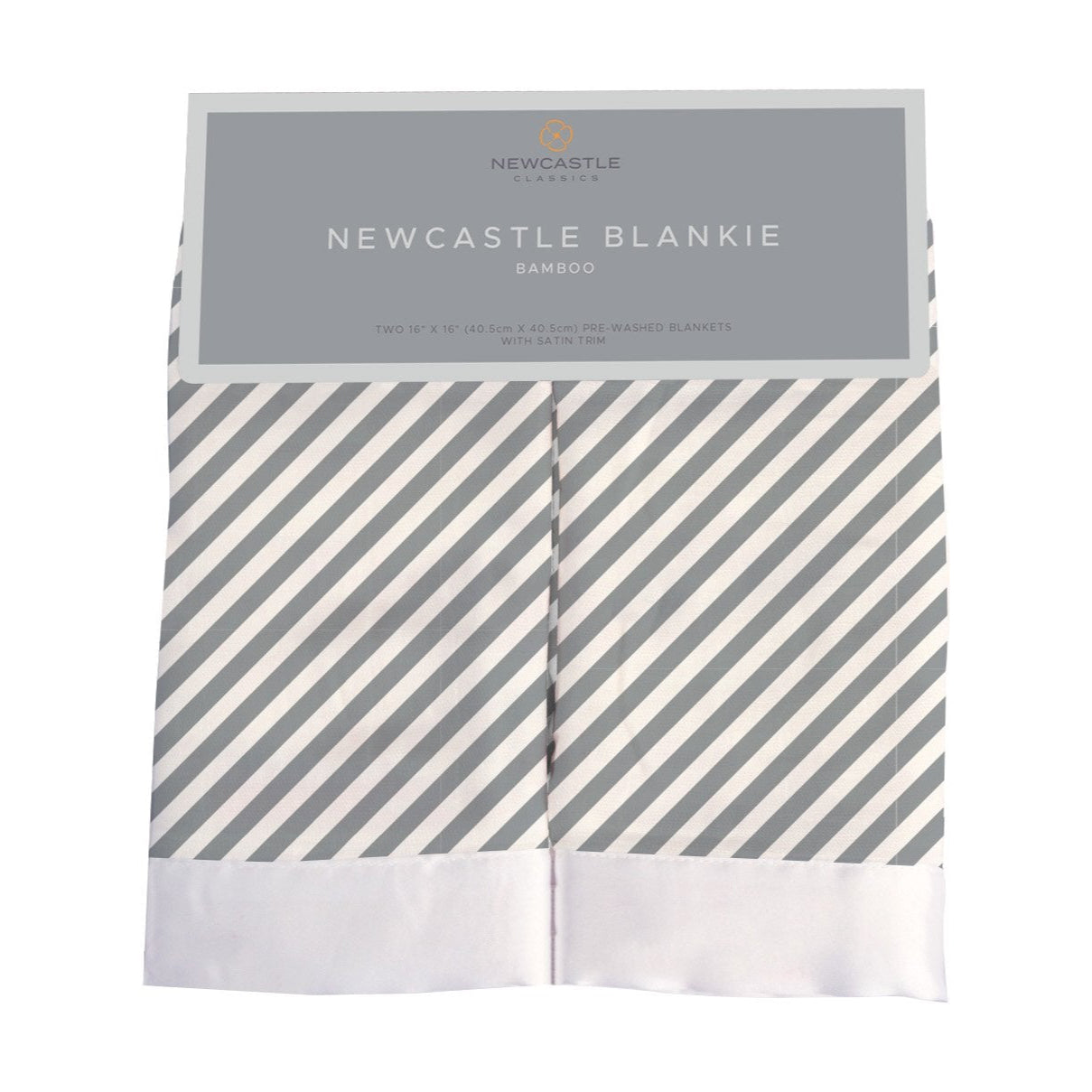 Finley Stripe Bamboo Muslin Security Baby Blankie-0