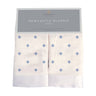 Periwinkle Diamond Polka Dot Bamboo Newcastle Blankie-0