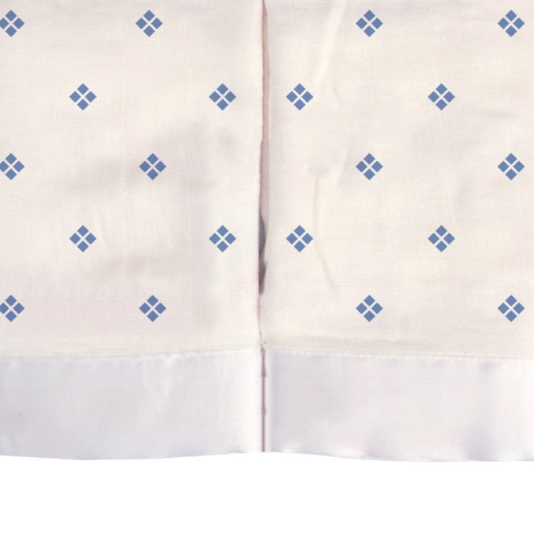 Manta de seguridad, paquete de 2, tela de bambú, color Periwinkle Diamond