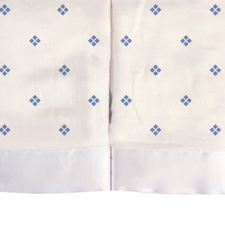 Security Blanket 2PK | Bamboo Fabric - Periwinkle Diamond - Sumiye Co