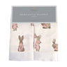 Powder Pink Bunnies Bamboo Newcastle Blankie-0