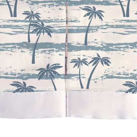 Security Blanket 2PK | Bamboo Fabric - Ocean Palm Trees - Sumiye Co