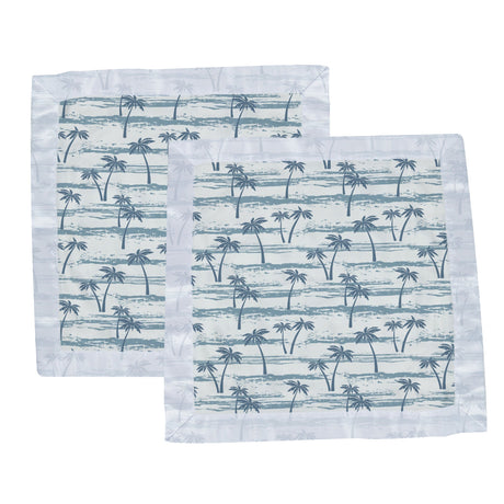 Ocean Palm Trees Bamboo Newcastle Blankie-2