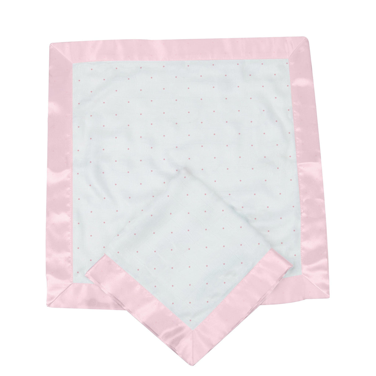 Pink Polka Dot Bamboo Newcastle Blankie-2