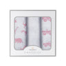 Pretty In Pink Bamboo Muslin Swaddle 3PK-0