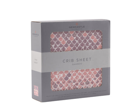 Scales Bamboo Muslin Crib Sheet-2