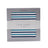 Blue and White Stripe Bamboo Crib Sheet-0