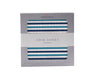 Blue and White Stripe Bamboo Crib Sheet-0