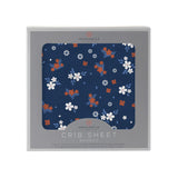 Serenity Floral Bamboo Crib Sheet-0