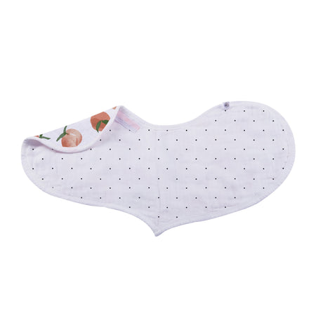 Heart Bib 2PK | Bamboo Muslin - Canyon Sunset -2
