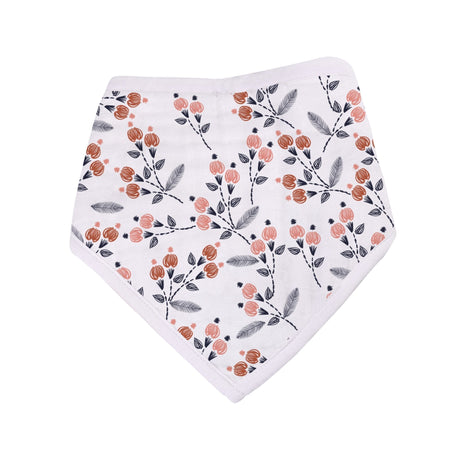 Bandana Bibs 3PK | Blooms - Bamboo Muslin-3