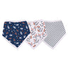 Bandana Bibs 3PK | Blooms - Bamboo Muslin-1