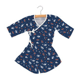Serenity Floral Bamboo Newcastle Mini Robe-0