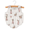 Powder Pink Bunnies Bamboo Newcastle Mini Bubble-0
