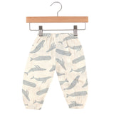 Blue Shadow Whales Bamboo Newcastle Mini Pants-0
