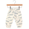 Blue Shadow Whales Bamboo Newcastle Mini Pants-0
