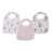 Tropical Paradise Bamboo Snap Bibs 3PK-1
