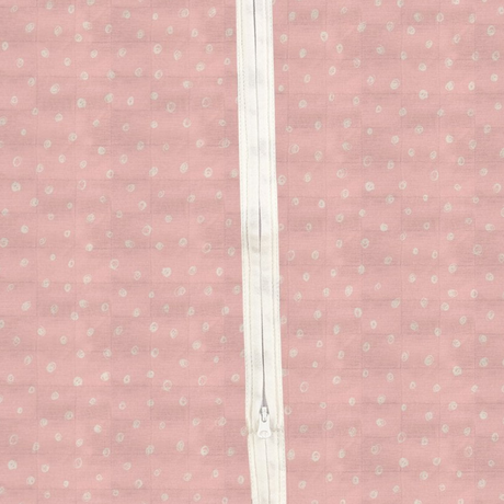 Baby Sleep Sack | Bamboo Muslin - Pink Pearl Polka Dot - Sumiye Co