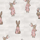 Powder Pink Bunnies Bamboo Sleep Sack-0