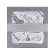 London, Paris, New York Hooded Towel and Washcloth Set-0