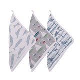 Ocean Tides Bamboo Washcloth Set of 3-2