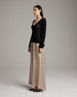 Silk Palazzo Pants - Sumiye Co