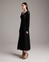 Flammé Loose Knit Long Sweater - Sumiye Co
