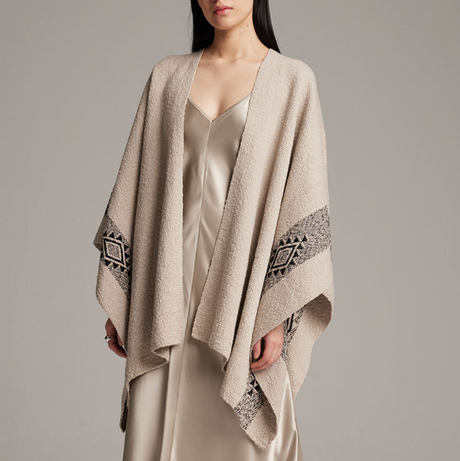 Long Estrella Duster in Textured Cotton - Sumiye Co