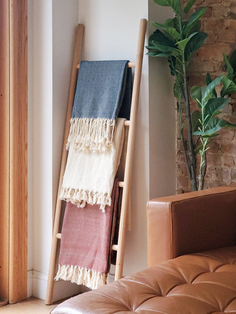 Artisanal Handwoven Cotton Throw Blanket-1