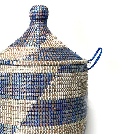 Medium Storage Basket - Blue Stripe - Sumiye Co