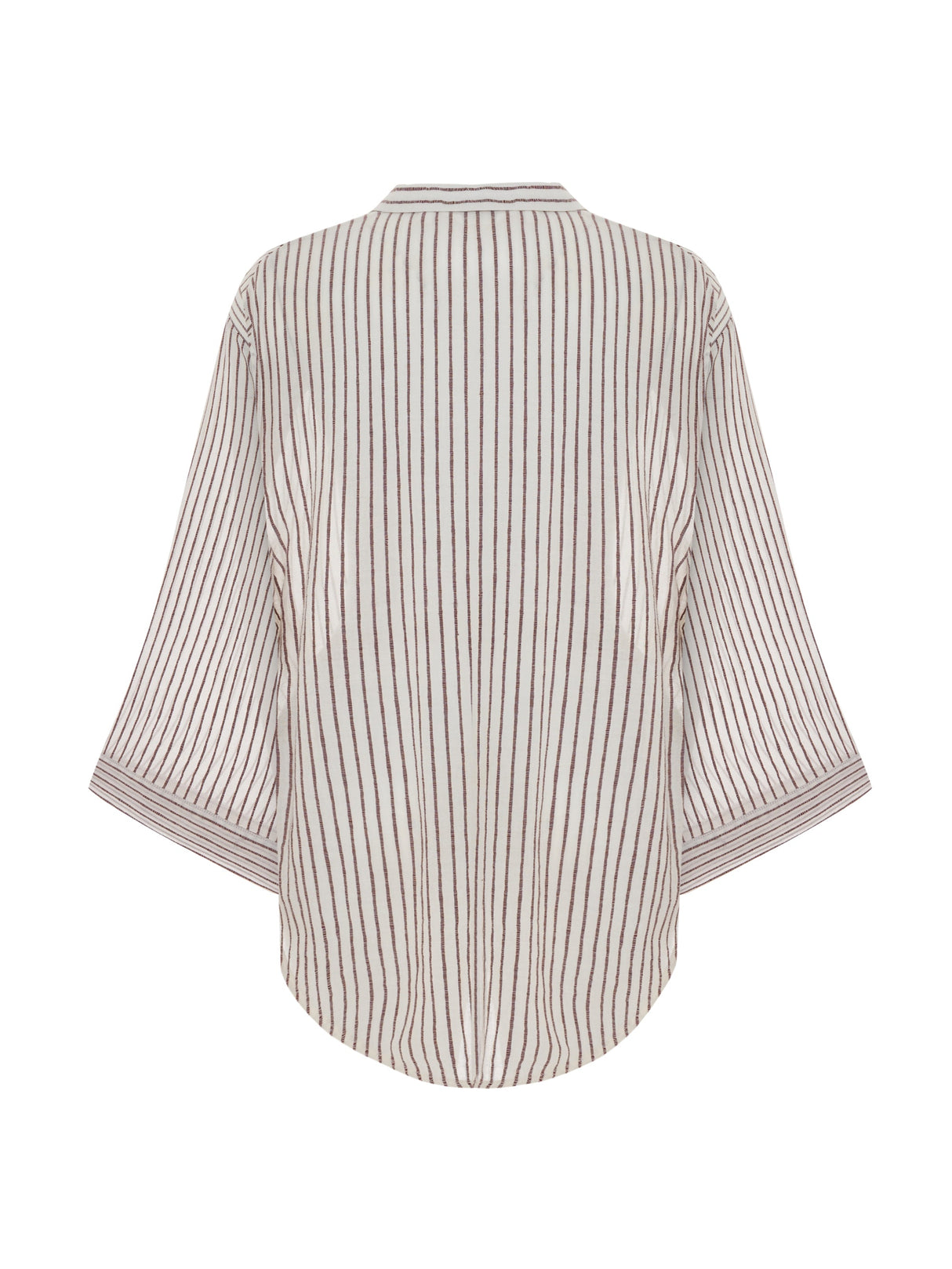 Sade Top - Burgundy Stripes - Sumiye Co