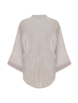 Sade Top - Burgundy Stripes - Sumiye Co