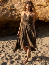 Sage Maxi Dress - Khaki Green - Sumiye Co