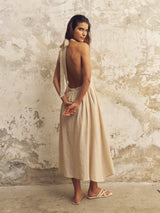 Sahara Sun Maxi Dress - Natural - Sumiye Co
